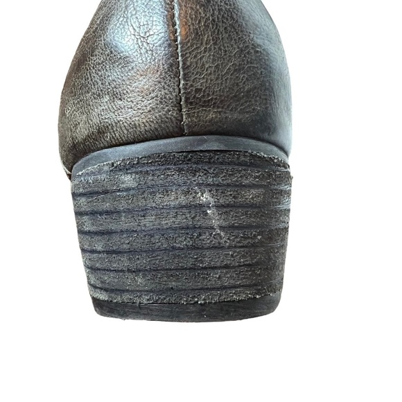 Seychelles Brown Woven Leather Ankle Bootie, Size 9 - Picture 10 of 13